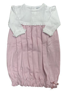 Pink Stripe/White Top Gown by Squiggles