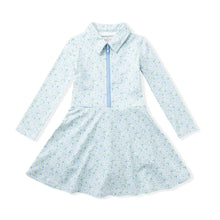 Load image into Gallery viewer, Floral Collar LS Tennis Dress by Swoon Baby
