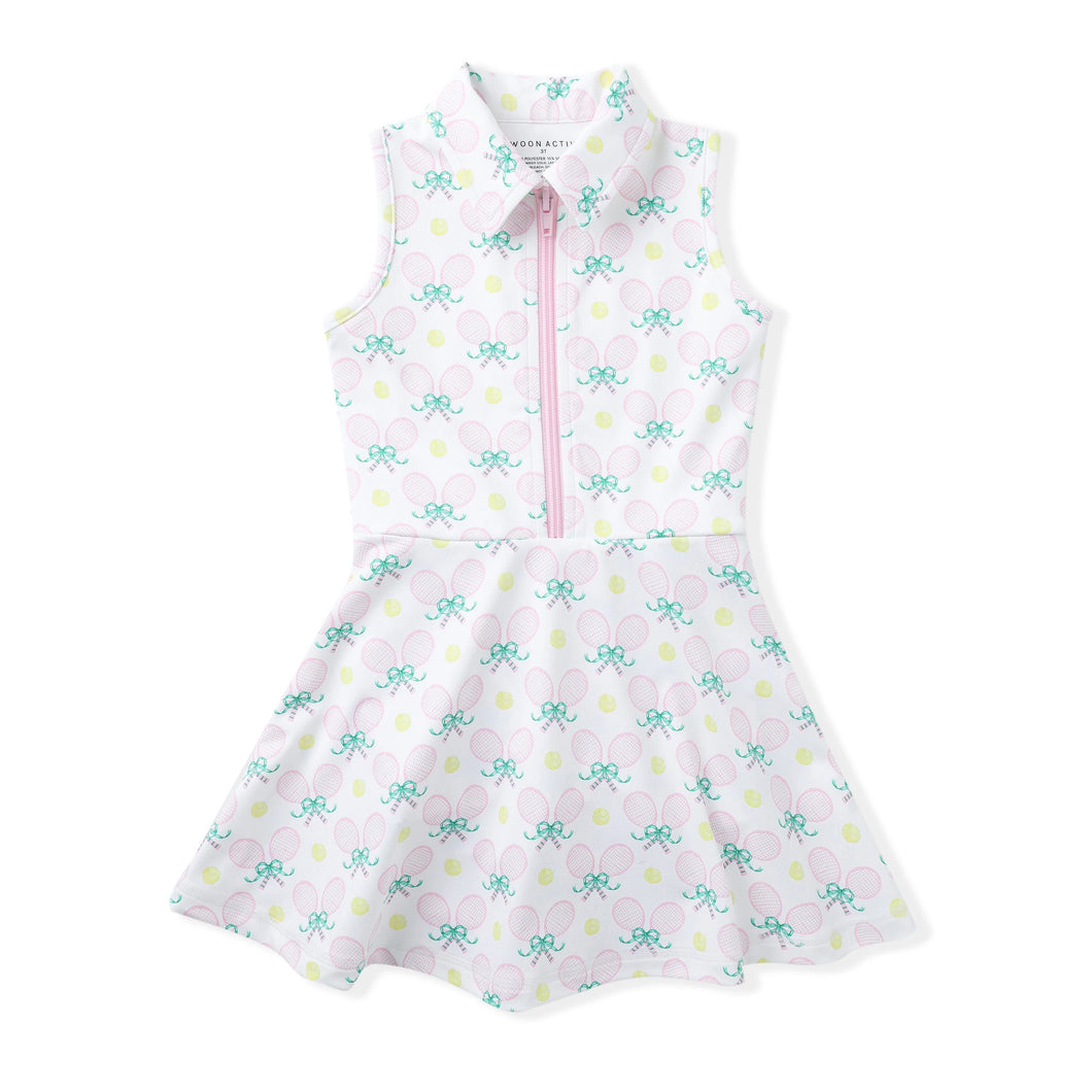 Racquet Collar Tennis Dress by Swoon Baby