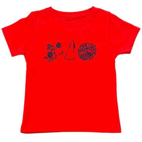 SS Red/Blue Cheer Trio T-Shirt by Mustard & Ketchup Kids