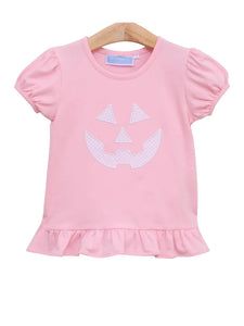 Pink Jack O’Lantern Tshirt by Trotter St.