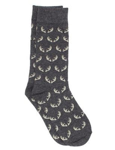 Deer Antler Socks by Properly Tied