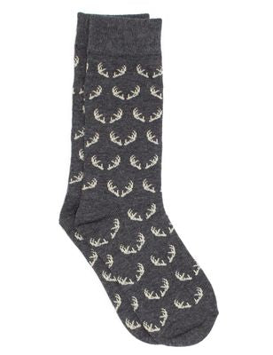 Deer Antler Socks by Properly Tied