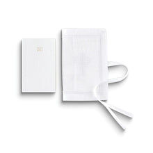 Load image into Gallery viewer, White Linen Keepsake Baby Bible
