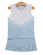 Load image into Gallery viewer, Powder Blue Cheer Uniform (Built In Shorts)
