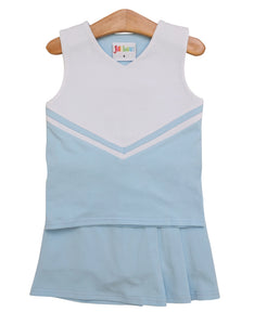 Powder Blue Cheer Uniform (Built In Shorts)