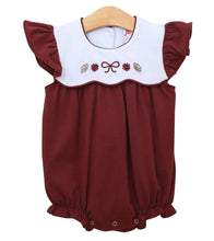 Load image into Gallery viewer, Maroon/White Team Spirit Scallop Bubble
