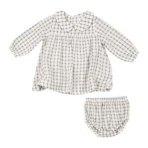 Cozy Plaid Bloomer Set by Angel Dear