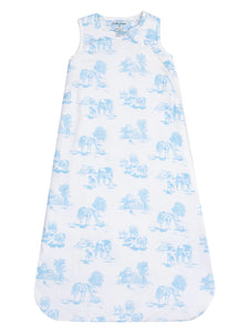 Farm Toile Blue Sleep Sack by Angel Dear