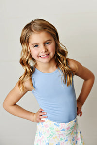 Blue Active Wear Tank by Swoon Baby