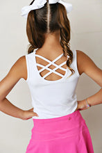 Load image into Gallery viewer, White Active Wear Tank by Swoon Baby
