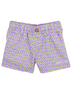 King Cake Purple Boys Mallard Shorts by Properly Tied