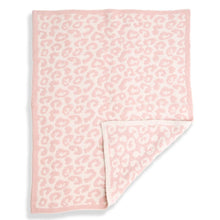 Load image into Gallery viewer, Pink Leopard Print Luxury Soft Blanket
