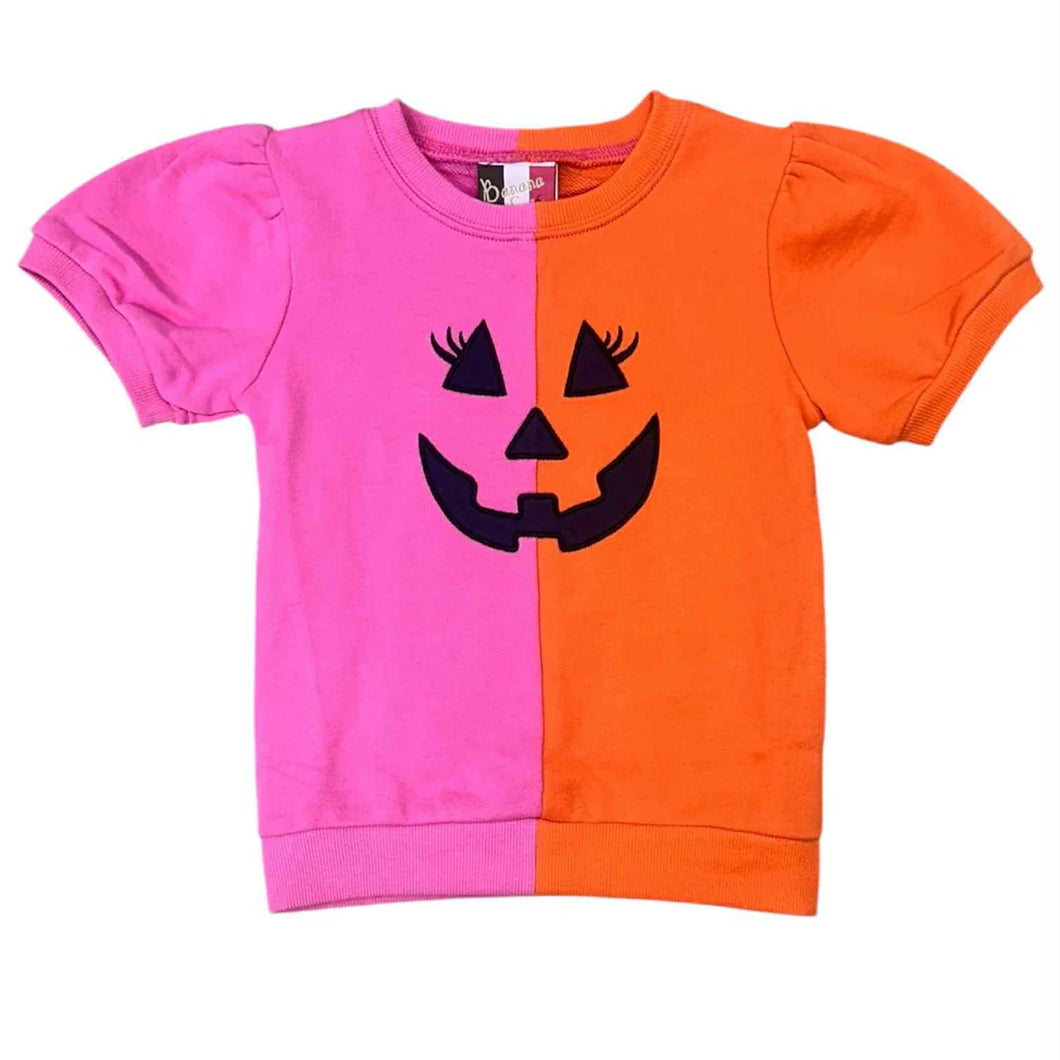 Jack-O-Lantern Girls Sweatshirt by Banana Split