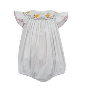 Smocked Chicks Bubble by Petit Bebe