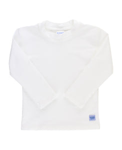 White Long Sleeve Rashguard by RuggedButts
