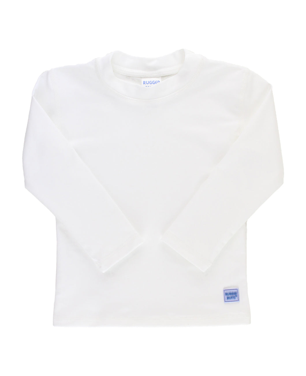 White Long Sleeve Rashguard by RuggedButts