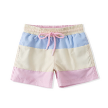 Load image into Gallery viewer, Watercolor Bloom Swim Trunks by Swoon Baby
