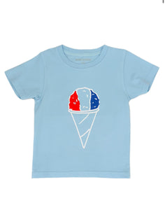 Light Blue Snow Cone T-Shirt by Mustard & Ketchup