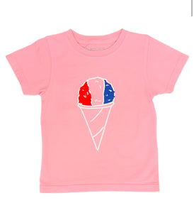 Light Pink Snow Cone T-Shirt by Mustard & Ketchup