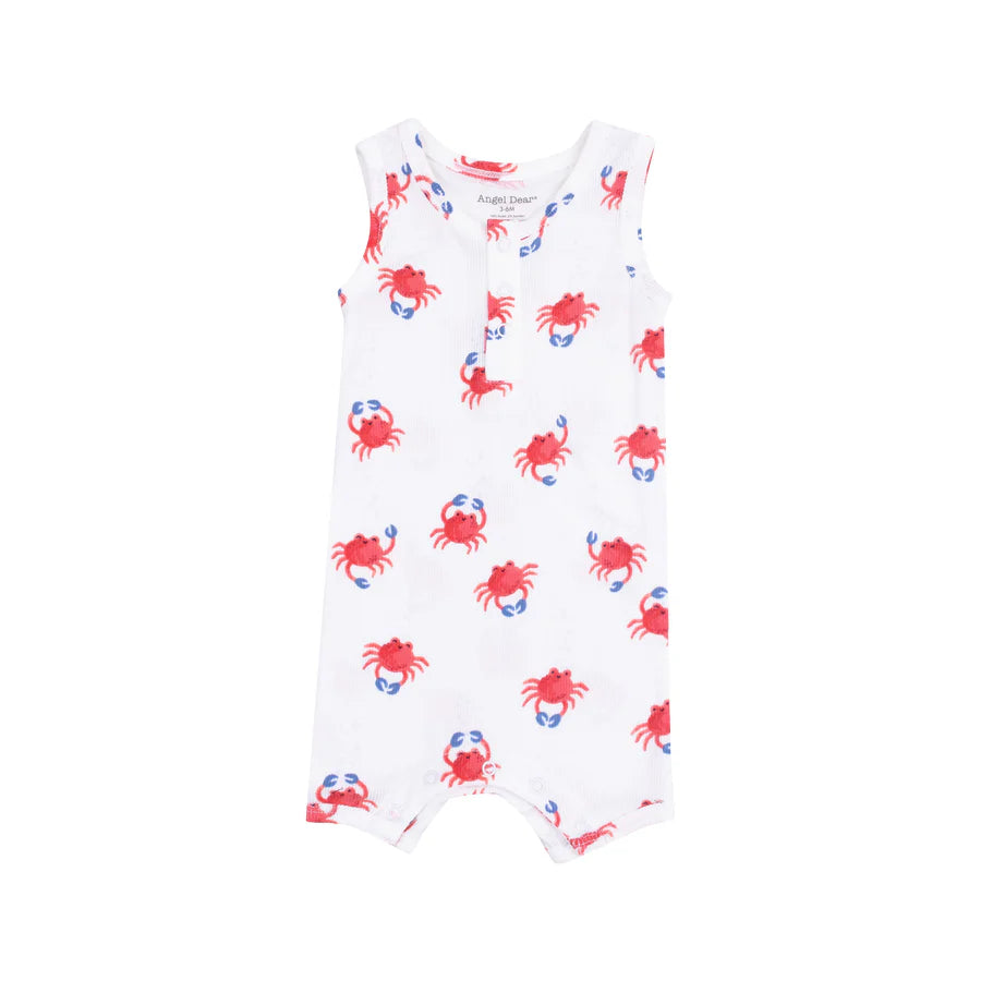 Crabby Cuties Sleeveless Romper by Angel Dear