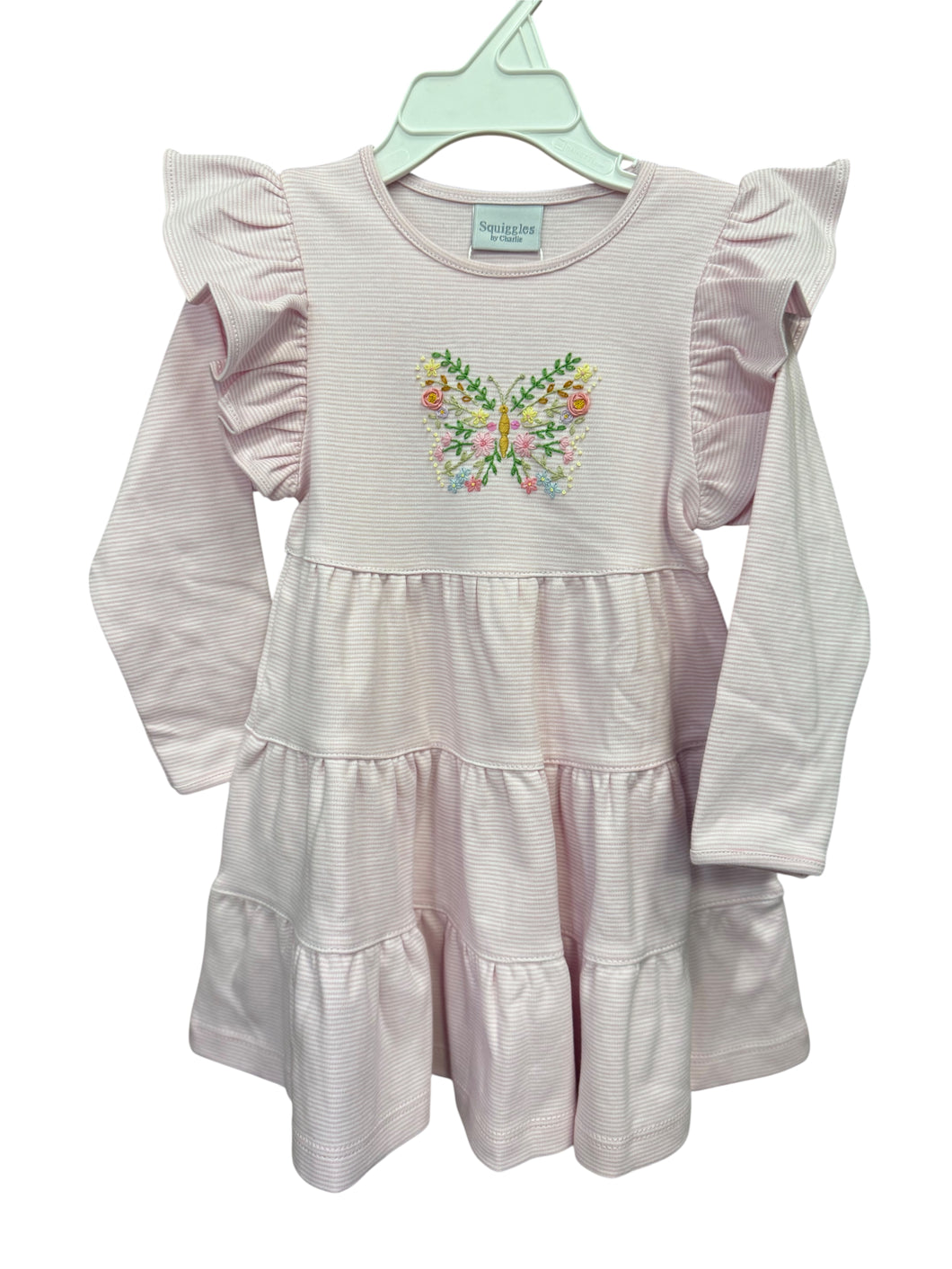 Beauty-Fly LS Tiered Dress by Squiggles