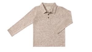 Heathered Beige Spencer Polo by Me&Henry