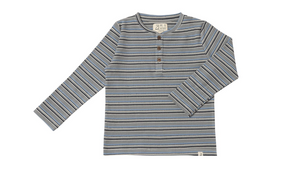 Grey/Cream/Blue Adams Henley by Me&Henry