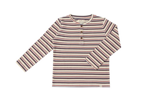 Rust/Cream/Blue Adams Henley by Me&Henry