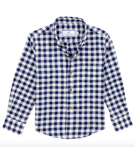 Boys Woodland Sportshirt Navy Pier by Properly Tied