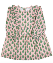 Load image into Gallery viewer, Vintage Ceramic Christmas Tree Dress by Smockingbird
