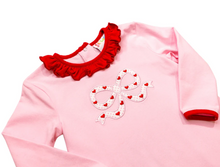 Load image into Gallery viewer, Cupid's Bow Ruffle Romper by Jellybean
