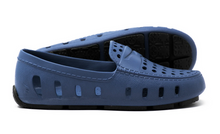 Load image into Gallery viewer, Navy Peony/Black Prodigy Driver Foam Shoe by Floafers
