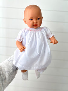 Rosalina 18" Doll with White Smocked Dress