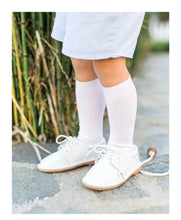 Load image into Gallery viewer, L’Amour White Leather Lace Up Shoes
