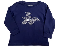 Load image into Gallery viewer, Navy Mallards LS by Mustard &amp; Ketchup Kids
