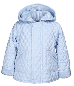 Light Blue Quilted Barn Jacket by American Widgeon