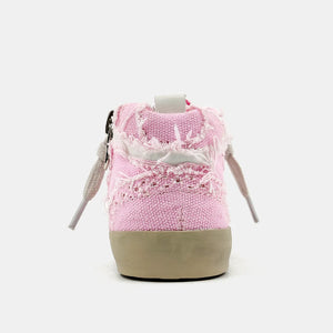 Pink Canvas Sneaker by ShuShop (Toddler Sizes 7-12)