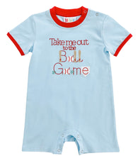 Load image into Gallery viewer, Take Me Out to the Ballgame Romper by Jellybean
