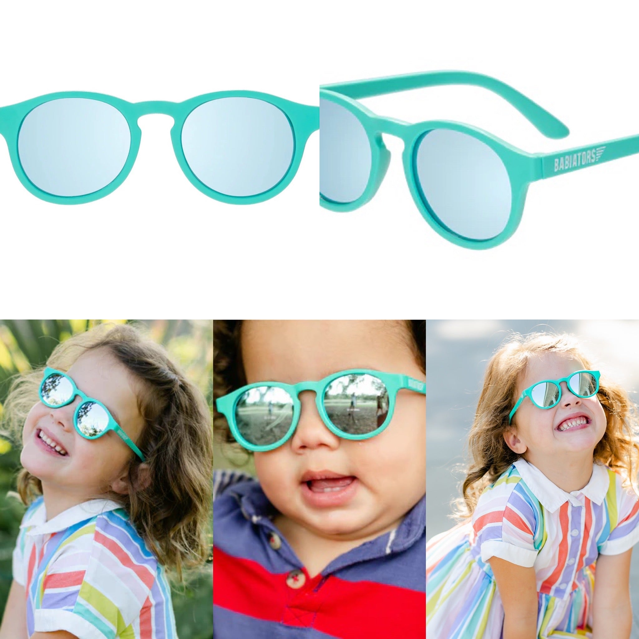 Polarized Sunseeker: Mirrored Lens Babiator Sunglasses – Little