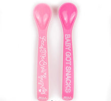 Load image into Gallery viewer, Pretty &amp; Baby Got Snacks Spoon Set

