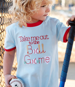 Take Me Out to the Ballgame Romper by Jellybean