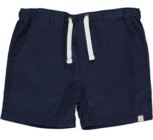 Navy Hugo Twill Shorty Shorts by Me & Henry
