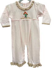 Load image into Gallery viewer, Light Pink Snowman Romper by Squiggles
