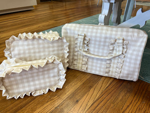 Tan Gingham Collection