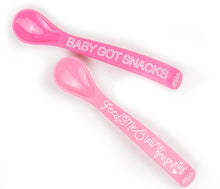 Load image into Gallery viewer, Pretty &amp; Baby Got Snacks Spoon Set
