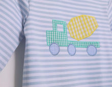 Load image into Gallery viewer, Striped Cement Truck Shirt Only by Trotter Street Kids
