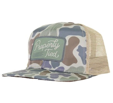 Vintage Camo Hat by Properly Tied
