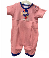Load image into Gallery viewer, Red + Blue Boy Romper by Squiggles
