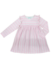 Load image into Gallery viewer, Charlotte Pink Striped Knit Dress by James &amp; Lottie
